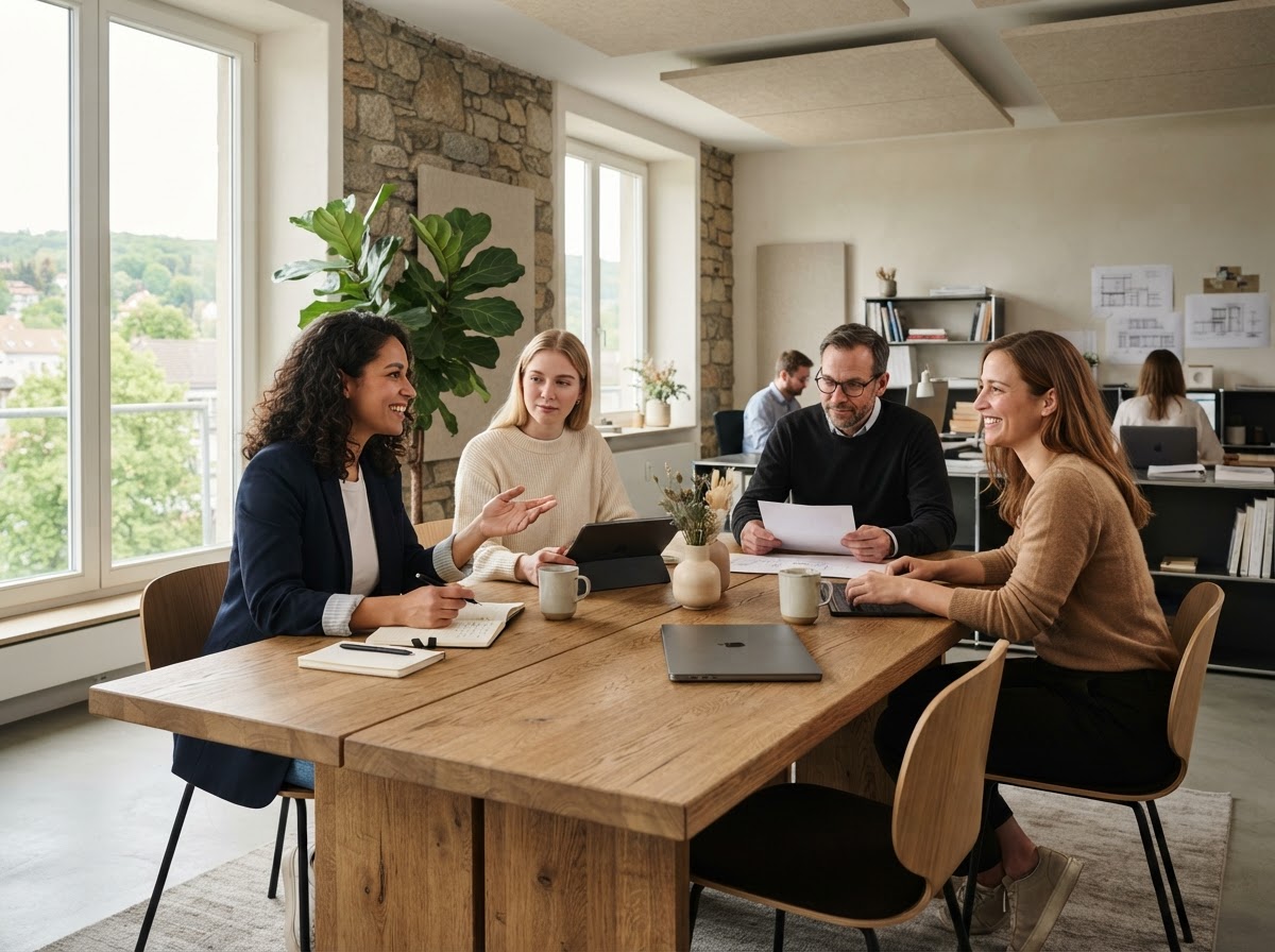 Noble Rendifell team reviewing consolidated multi-exchange data on a shared workspace